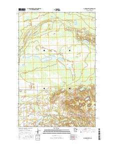 Gurneau Lake 2016 topographic map thumbnail