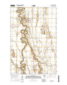 Halstad 2016 topographic map thumbnail