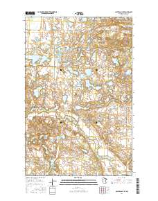 Halverson Lake 2016 topographic map thumbnail