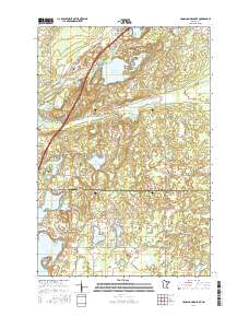 Hanging Horn Lake 2016 topographic map thumbnail