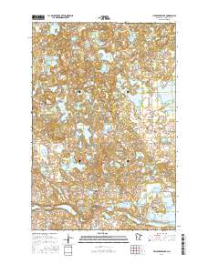 Heilberger Lake 2016 topographic map thumbnail