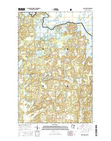 Iron Lake 2016 topographic map thumbnail
