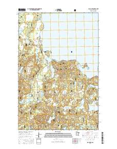 Jack Lake 2016 topographic map thumbnail