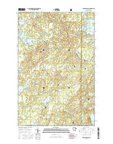Kawishiwi Lake 2016 topographic map thumbnail