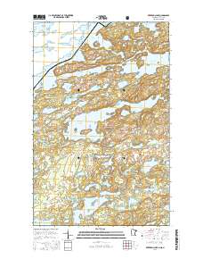 Kekekabic Lake 2016 topographic map thumbnail