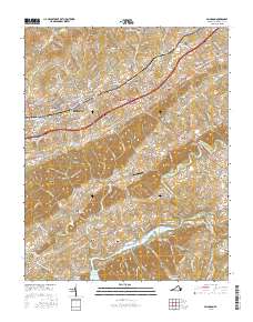 Abingdon 2016 topographic map thumbnail
