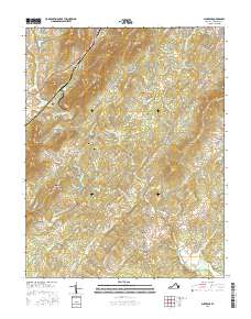 Alberene 2016 topographic map thumbnail