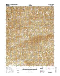 Alum Ridge 2016 topographic map thumbnail