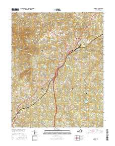 Amherst 2016 topographic map thumbnail