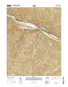 Arvonia 2016 topographic map thumbnail