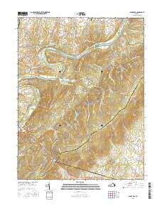 Ashby Gap 2016 topographic map thumbnail