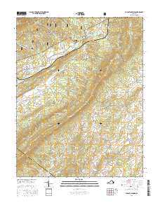 Augusta Springs 2016 topographic map thumbnail