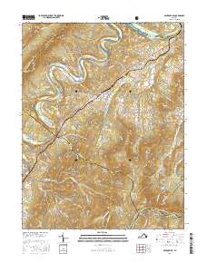 Bentonville 2016 topographic map thumbnail