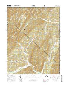 Bergton 2016 topographic map thumbnail