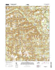 Beulahville 2016 topographic map thumbnail