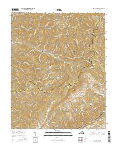 Big A Mountain 2016 topographic map thumbnail