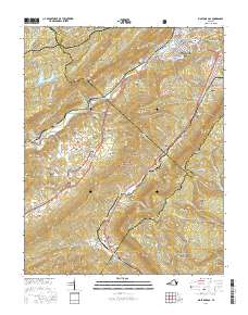 Big Stone Gap 2016 topographic map thumbnail
