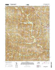 Blackstone West 2016 topographic map thumbnail