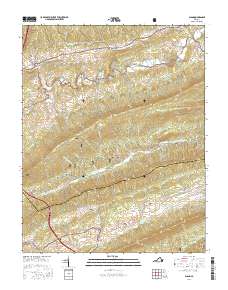 Bland 2016 topographic map thumbnail