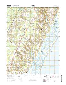 Bloxom 2016 topographic map thumbnail