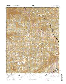 Boones Mill 2016 topographic map thumbnail