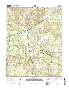 Boykins 2016 topographic map thumbnail