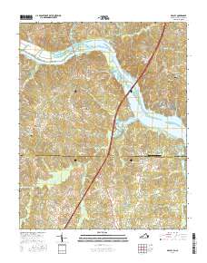 Bracey 2016 topographic map thumbnail