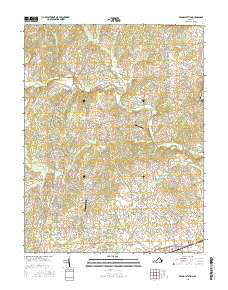 Brandy Station 2016 topographic map thumbnail