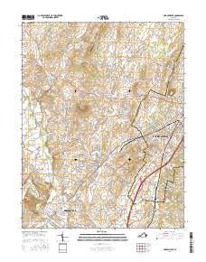 Bridgewater 2016 topographic map thumbnail