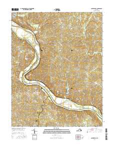 Cartersville 2016 topographic map thumbnail