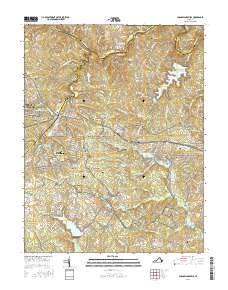 Chancellorsville 2016 topographic map thumbnail