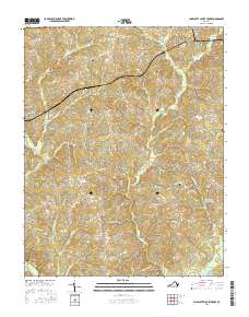 Charlotte Court House 2016 topographic map thumbnail