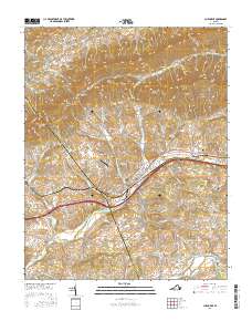 Chilhowie 2016 topographic map thumbnail