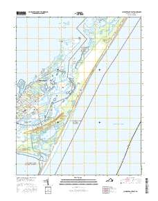 Chincoteague East 2016 topographic map thumbnail