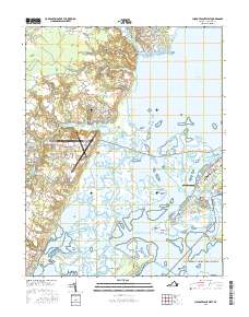 Chincoteague West 2016 topographic map thumbnail