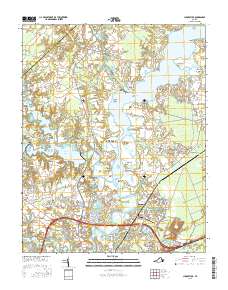 Chuckatuck 2016 topographic map thumbnail