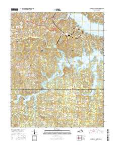 Clarksville South 2016 topographic map thumbnail