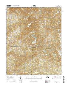 Claudville 2016 topographic map thumbnail