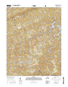 Clintwood 2016 topographic map thumbnail