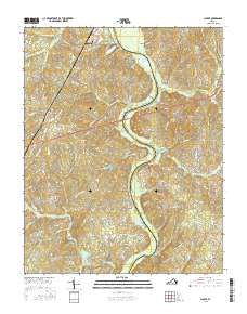 Clover 2016 topographic map thumbnail