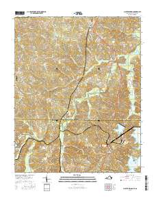 Cluster Springs 2016 topographic map thumbnail