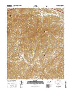 Collierstown 2016 topographic map thumbnail