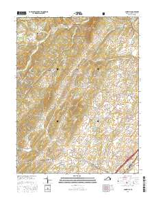 Conicville 2016 topographic map thumbnail