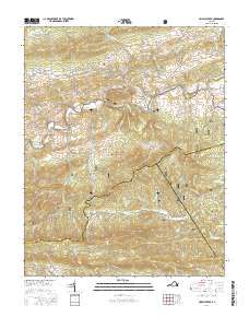 Cripple Creek 2016 topographic map thumbnail