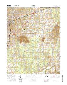 Culpeper East 2016 topographic map thumbnail