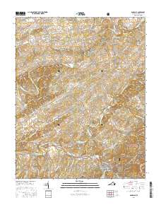 Damascus 2016 topographic map thumbnail