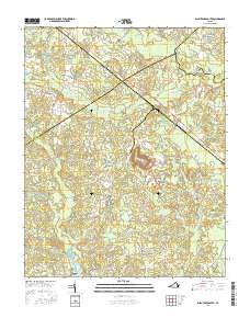Disputanta South 2016 topographic map thumbnail