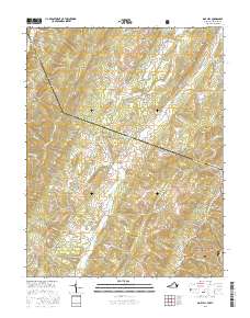 Doe Hill 2016 topographic map thumbnail