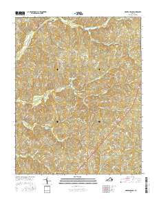 Drakes Branch 2016 topographic map thumbnail
