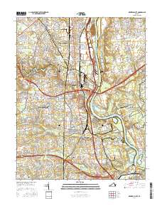 Drewrys Bluff 2016 topographic map thumbnail